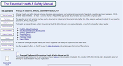 Desktop Screenshot of osha-occupational-health-and-safety.com